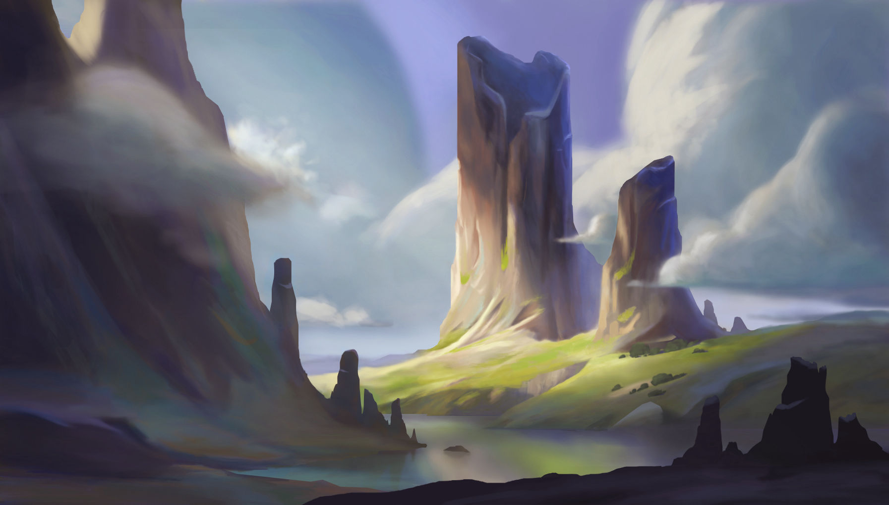 Jordan Grimmerin maisemamaalaus tutoriaali